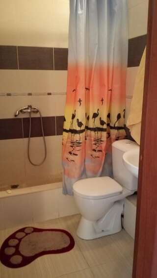 Гостевой дом Guest House Aphyn Leto Гагра Cемейный номер с собственной ванной комнатой-9